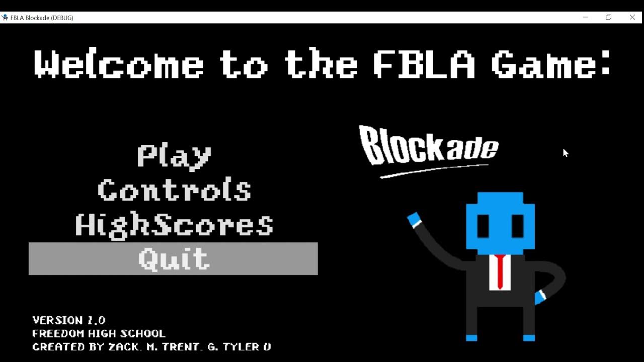 2021 FBLA Computer Game & Simulation Programming, 5th Place - YouTube