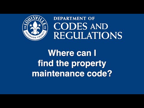Codes And Regulations Louisville Kentucky