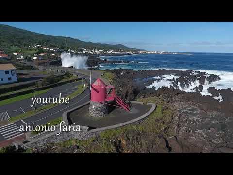 Vila de São Roque Ilha do Pico Açores 2019 Vista Aérea