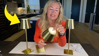 Set of 3 Elegant Cordless Table Lamps - Complete Breakdown