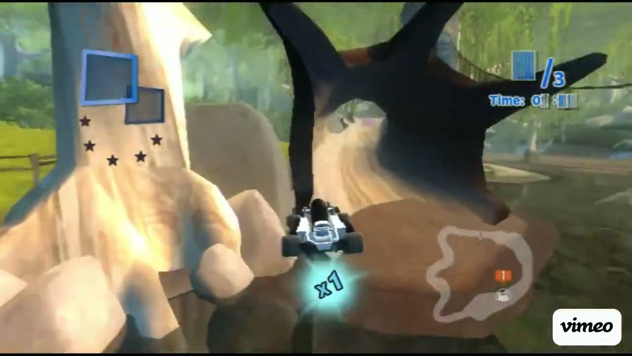 (TAS) Wii DreamWorks Superstar Kartz "Shreck's swamp, time trials" by Spark41 in 