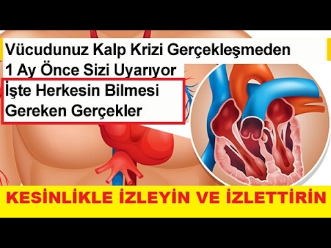 VÜCUDUNUZ KALP KRİZİ GEÇİRMEDEN 1 AY ÖNCE UYARIYOR