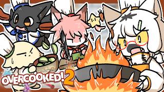 【Overcooked2】続！オーバークック！まだまだド派手なお料理は終わらない！【白瀧炬燵/One Lyric】