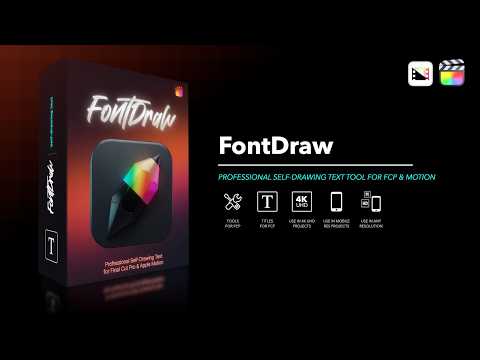 FontDraw - Professional Self Drawing Text Tool for Final Cut Pro and Motion - Pixel Film Studios