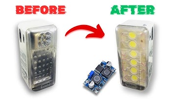 Ultimate Upgrade for Your Automatic Emergency Light! (XL6009 DC-DC Buck-Boost Converter)