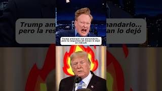 La amenaza de Trump de demandar a Conan O'Brien fue contrarrestada.#shorts #celebrity #trump #oscars