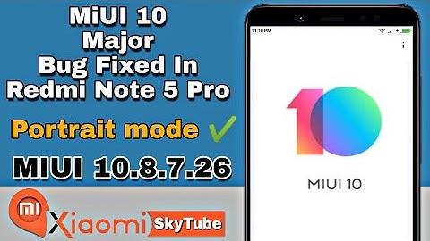 Miui 10, MIUI 10.8.7.26 Global public beta update Full Review, Portrait Mode, 4k Recording enable