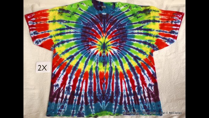 PLAIN RAINBOW TIE DYE TEE – OBTAIND