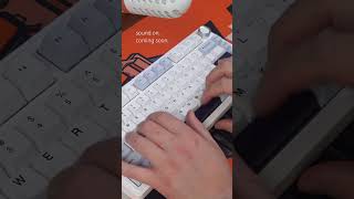 Typing Test on the AULA F75👌#shorts #explorepage #mechanicalkeyboard