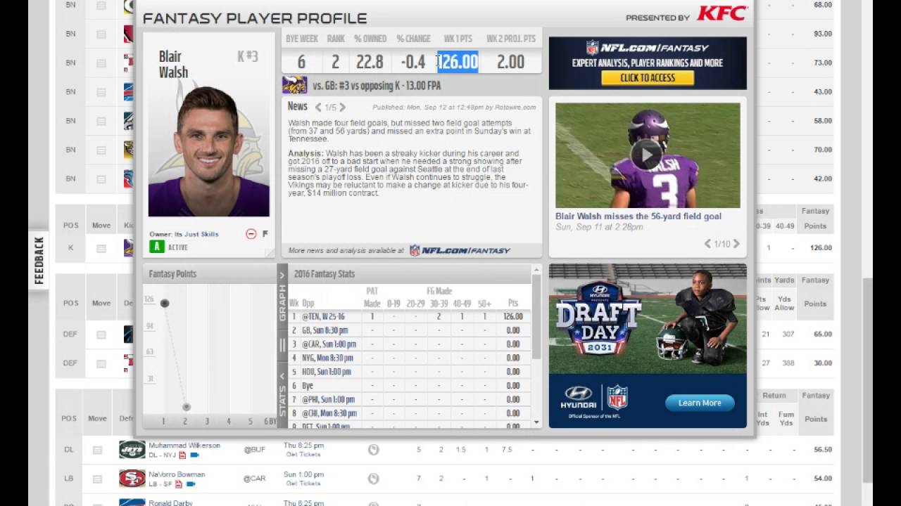 Introduction To Being The Best Nfl Fantasy Player - YouTube
