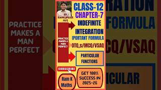 |Class 12th |HOT&#39;s for IIT,JEE, CBSE board Exam.#indefiniteintegration #Calculus #maths #ted
