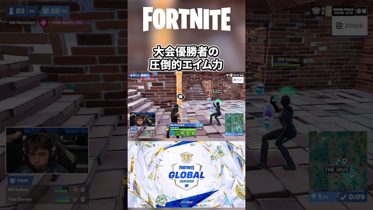 世界王者の圧倒的エイム力!#shorts #fortnite #pols