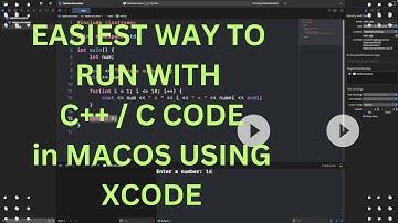 C++ code compilation on MACOS using XCODE