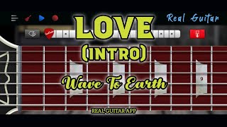 Love | Wave To Earth | Intro | Real Guitar App Cover screenshot 3