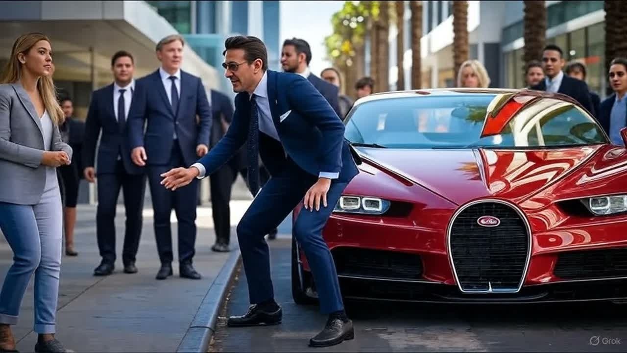 Milliardär-Chef schreit Frau an – Sekunden später repariert sie seinen 19-Millionen-Bugatti