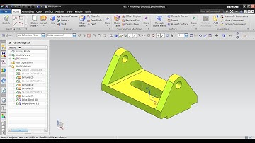 Unigraphics NX Modeling Learning Design Tutorial - NX 9.0