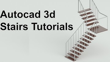 Autocad Tutorial how to create 3d Stairs