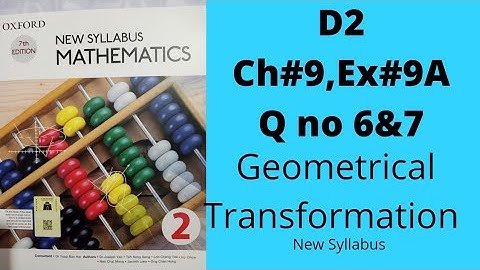 Oxford Mathematics 2, D2, NSM, Chapter no 9, Ex no 9A, Q no 6&7, O_levels, 8th_Class, IGCSE.