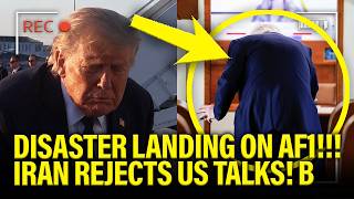Trump has DISASTER LANDING on AF1 as IRAN REJECTS TALKS!!