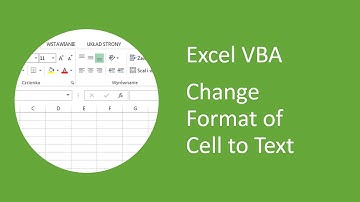 Excel VBA - How to Change Format of Cell to Text