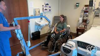 Attaching the Sling to EZ Effort 750 lb. Lift - From Chair