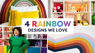 4 Rainbow Designs We Love | DIY Rainbow Headboard screenshot 4