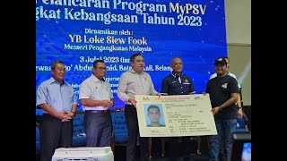 MOT | KERAJAAN TAWAR 4,000 LESEN PSV SECARA PERCUMA KEPADA GOLONGAN B40