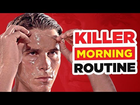 My American Psycho Skincare Routine [Killer Morning Regimen]