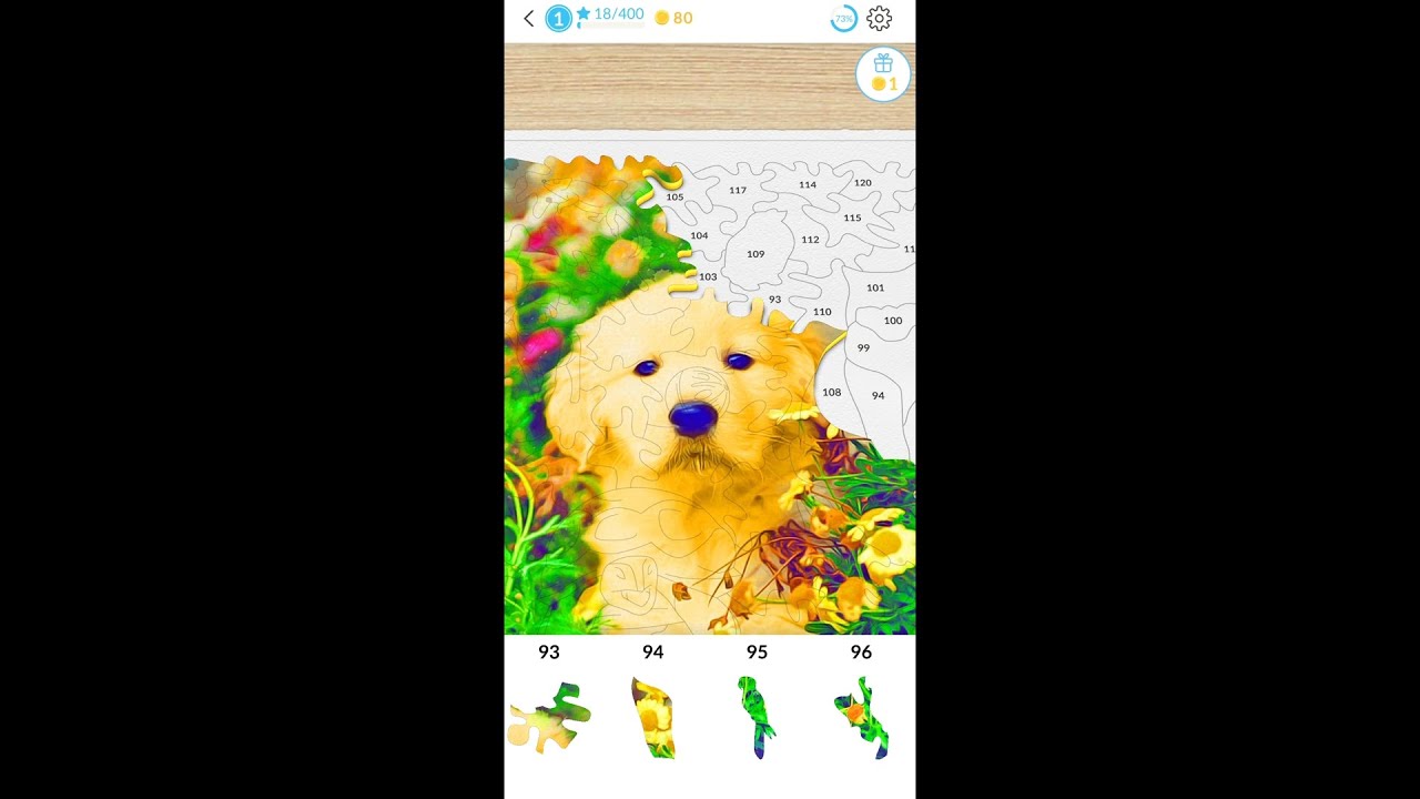 Jigsaw Puzzle by Number April (by Crimson Pine Games) puzzle game