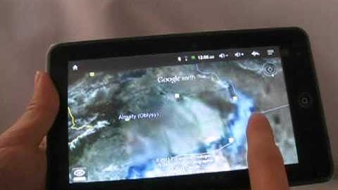 Opad A9 AML8726 Android 2.2 MID play  google earth