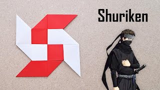 DIY - HOW TO MAKE NINJA SHURIKEN FROM A4 PAPER - ( VERY EASY ! )