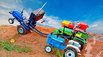 Diy tractor stuck in mud mini science project part20।Diy tractor। fasa tractor।