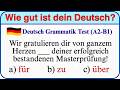 Wie gut ist dein Deutsch wirklich? 🇩🇪 Deutsch Grammatik Test