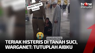 Wanita Teriak Histeris di Masjid Nabawi Madinah Bikin Geger | tvOne Minute