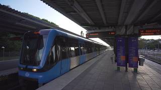 Sweden, Stockholm, Subway Ride From Åkeshov To Brommaplan