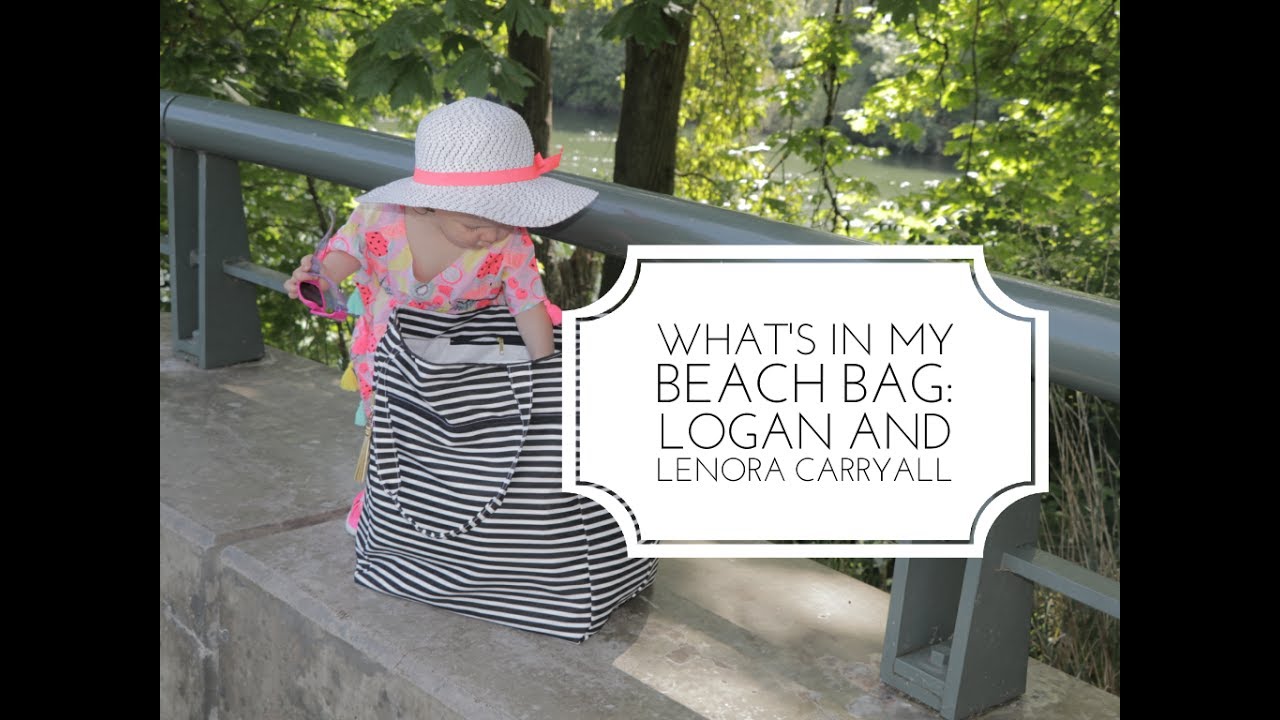 logan and lenora beach bag