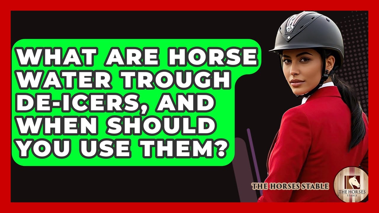 What Are Horse Water Trough De-icers, And When Should You Use Them? - The Horses Stable