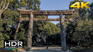 ⛩️  [4K Hdr] Visiting The Stunning Meiji Jingu Shrine In Tokyo, Japan 🇯🇵