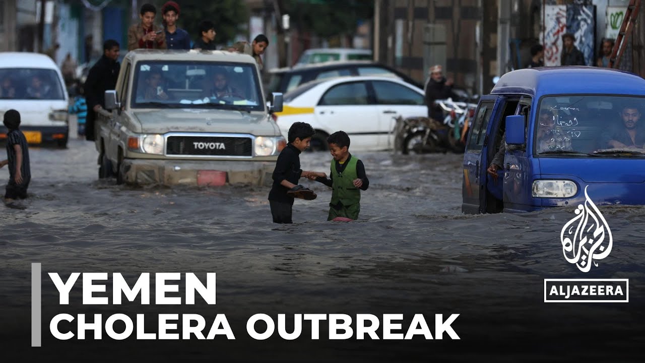 Dozens missing in Yemen floods, risk of cholera outbreak rises - YouTube