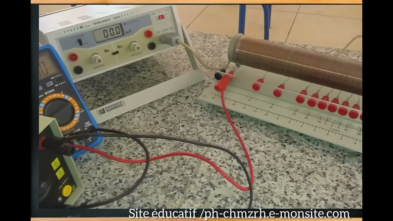 Le Champ magnétique généré par un solénoïde /1S-PC