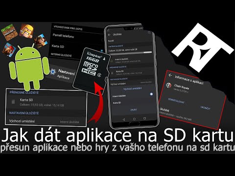 Jak přesunout hry a aplikace na SD kartu – paměťovou kartu – uložiště a SD karta (tutoriál)