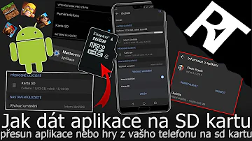 Jak uložím herní aplikace na kartu SD?