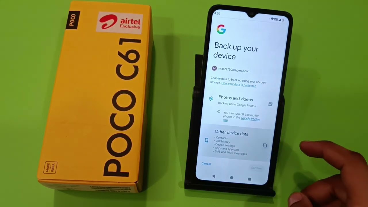 POCO C61: Backup All Text Message - How to SMS History All Data on your mobile