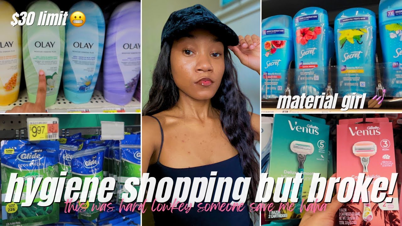 Let's Go HYGIENE SHOPPING at WALMART! | Broke Girl Favorites! ($30 Challenge)