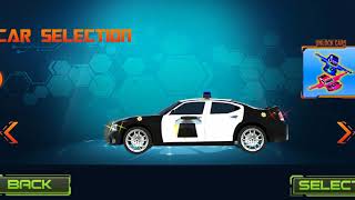 Flying Police Car Robot Hero: Robot Games!PK GAMER screenshot 4