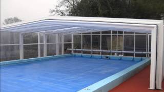 Telescopic Pool Enclosure Project Coombes School Wokingham by Swimex