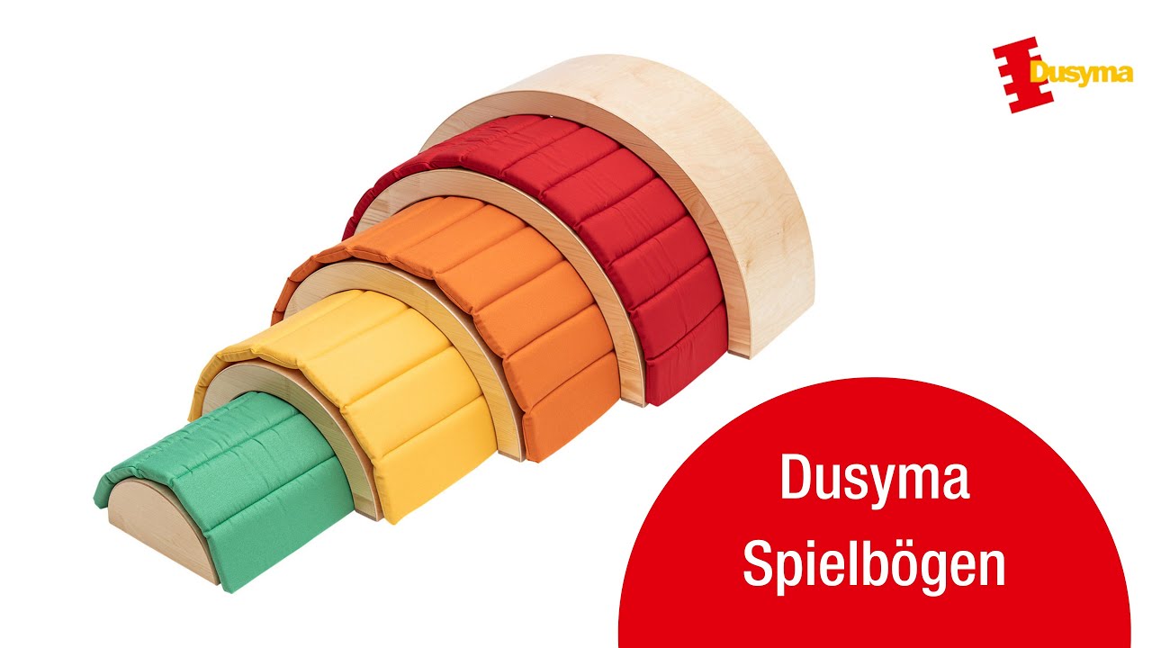 Dusyma Spielbogen Natur - Wiegen, Klettern, Kriechen, Verstecken oder Labyrinthe bauen