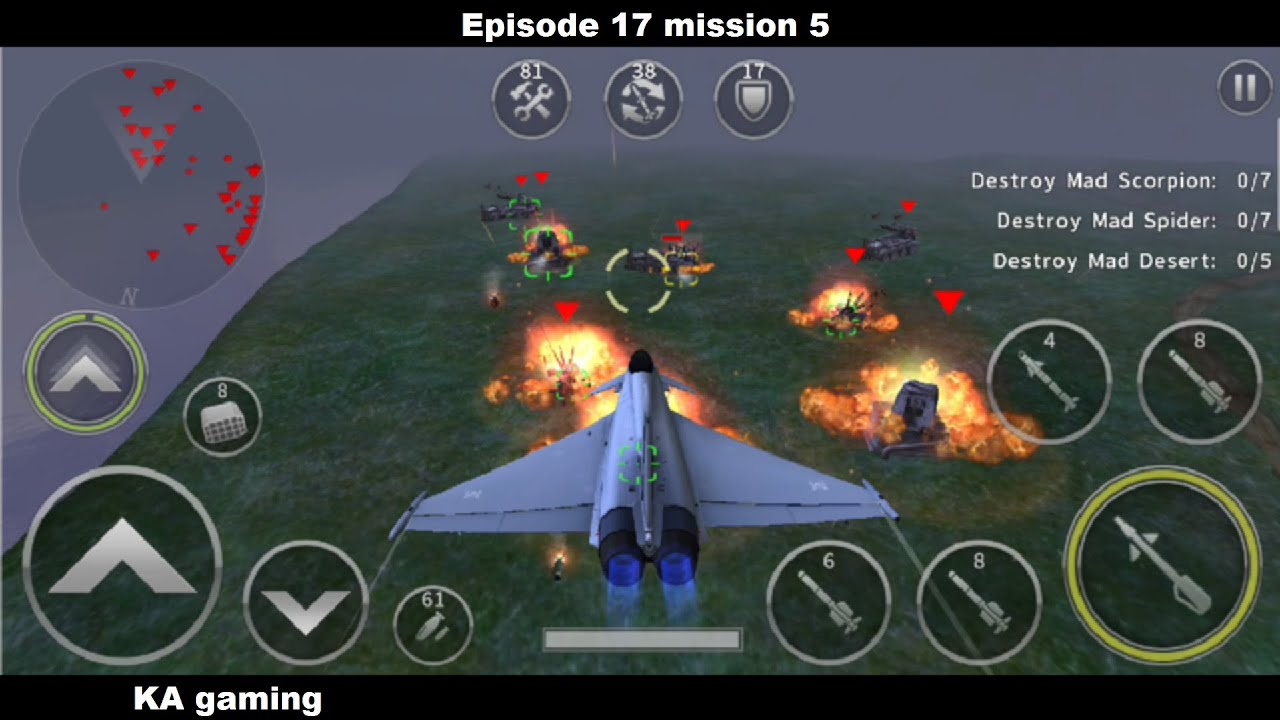 gunship battle episode 17 mission 5 | Eurofighter