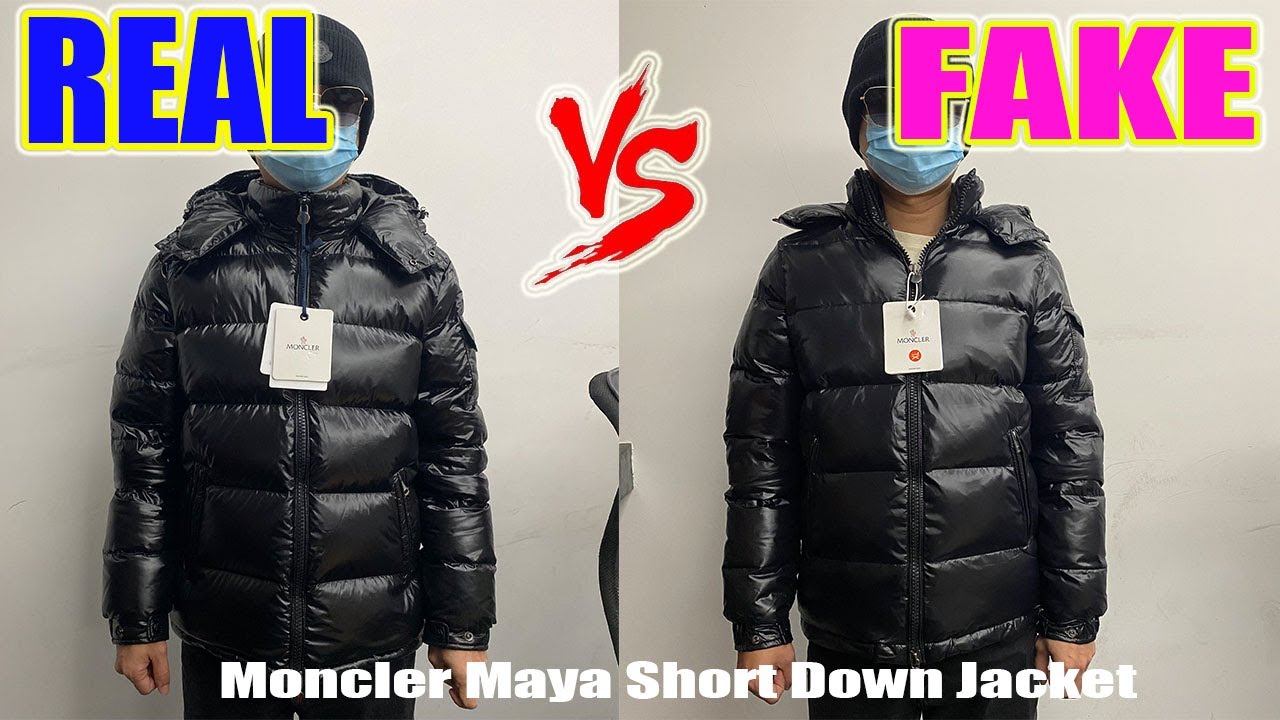 Real vs Fake Moncler Maya Short Down Jacket Review From Supkicks