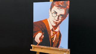 Painting Harry Potter In Pop Art
